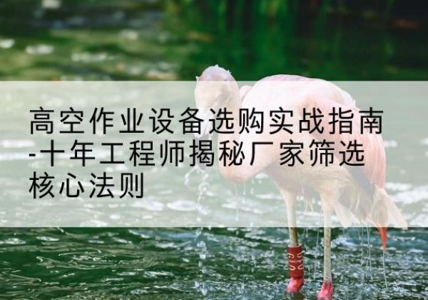 宣威剪叉式升降机厂家-高空作业设备选购实战指南-十年工程师揭秘厂家筛选核心法则